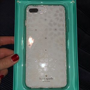 kate spade Accessories - Kate Spade Clear Jeweled Mosaic iPhone 7 8 Case kate spade Accessories - Kate Spade Clear Jeweled Mosaic iPhone 7 8 Case